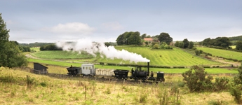 Puffing Billy steams through the Georgian landscape