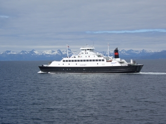 Fauske to Narvik ferry, Norway 